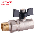 Laiton Cw617 robinet à boisseau sphérique MM Threader CE ISO approuvé en laiton 1/2 &quot;-2&quot; Globe Valve Ball Valve Prix